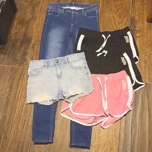 Girls lot sz 14/16 bottoms